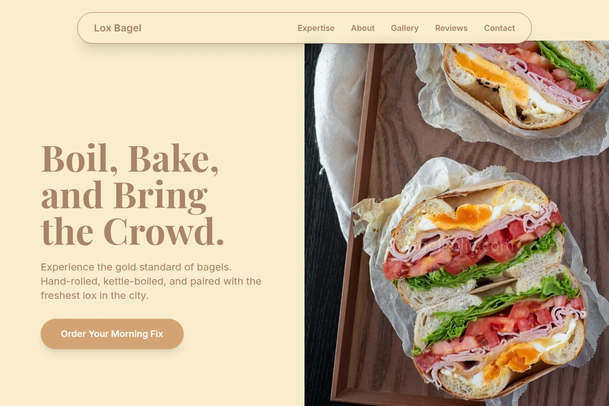 Lox Bagel